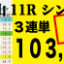 2020年01月12日-中山11R-第54回シンザン記念-電脳競馬新聞3連単103,880円的中!!バナー