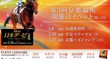 京都競馬場2017年5月のイベント情報
