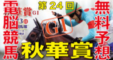 第24回-秋華賞（GⅠ）－電脳競馬新聞無料予想