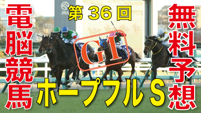 第36回-ホープフルステークス（GⅠ）－電脳競馬新聞無料予想