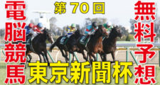 02月09日 第70回 東京新聞杯（GⅢ）電脳競馬新聞無料予想