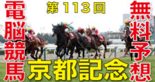 第113回 京都記念（GⅡ）－電脳競馬新聞