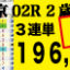2021年12月04日 中京02R 2歳・未勝利 電脳競馬新聞 3連単196,670円的中!!