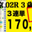 2022年06月05日-中京02R-3歳未勝利-電脳競馬新聞-3連単170,190円的中!!バナー