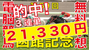 07月16日-第59回-函館記念（GⅢ）電脳競馬新聞無料予想万馬券的中！