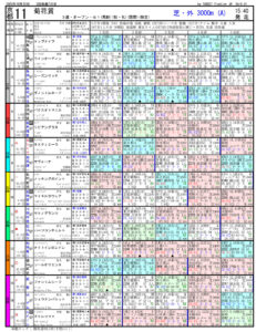 10月22日 第84回 菊花賞（GⅠ）－電脳競馬新聞pdf